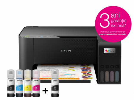 Jet Cerneala - Imprimanta multifunctionala A4 Epson L3230 cu Scanner #