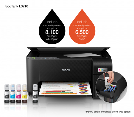 Imprimanta multifunctionala A4 Epson L3210 cu Scanner [3]