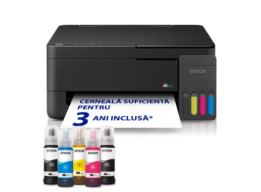 Imprimante - Imprimanta multifunctionala A4 Epson L3310 cu Scanner %