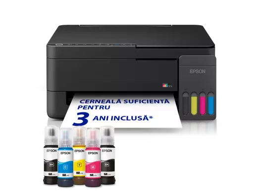 Imprimante - 839 RON Imprimanta multifunctionala A4 Epson L3350 cu Scanner si Wifi #