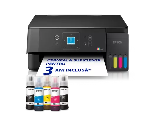 Imprimanta multifunctionala A4 Epson L3360 cu Scanner, Wireless si Display %