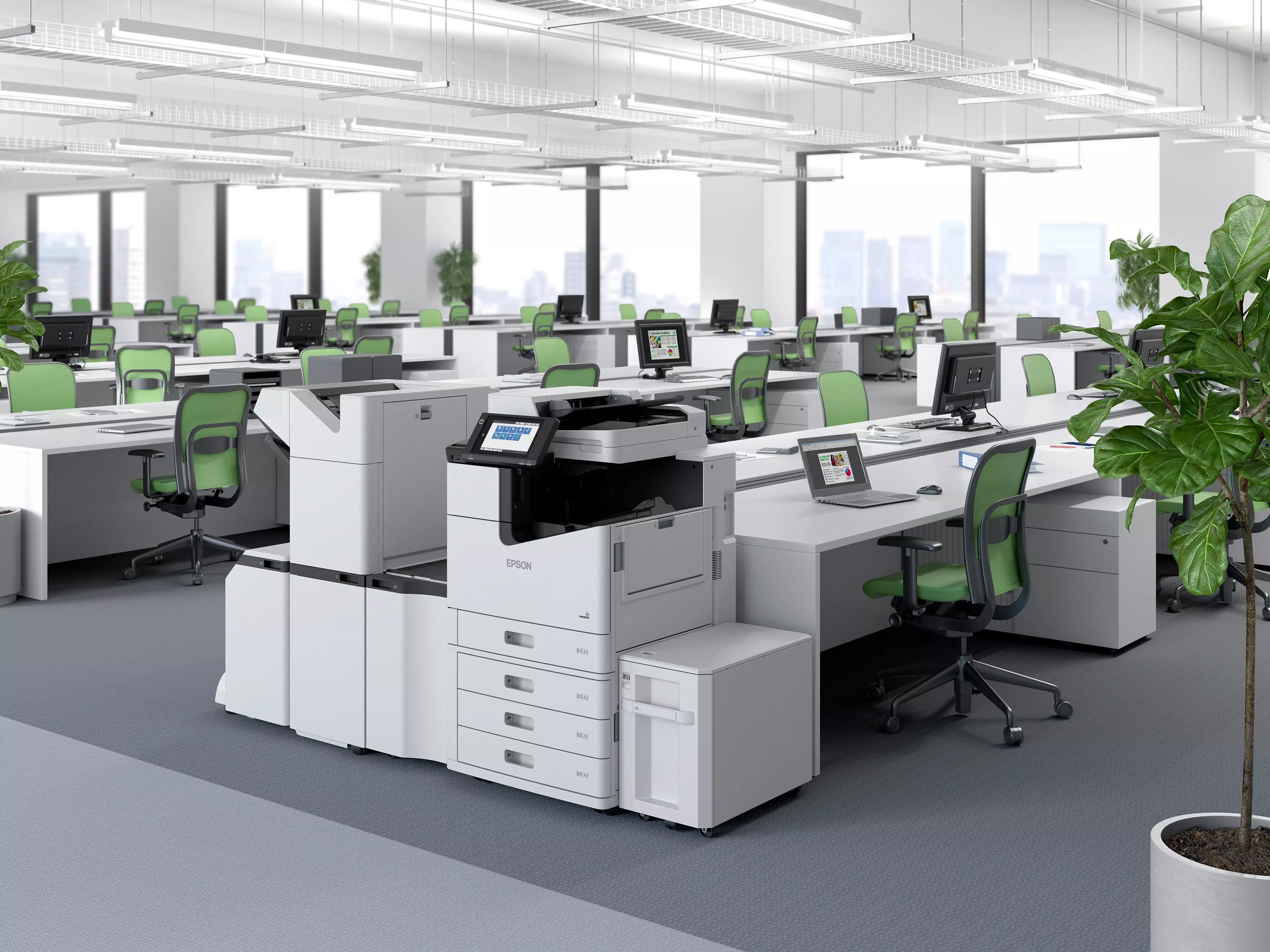 Imprimantă Multifunctionala EPSON WF-C21000 D4TW A3 COLOR INKJET MFP [9]