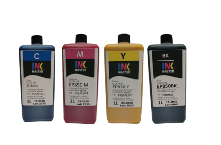 CERNEALA - Set cerneala profesionala Inkmaster compatibila Epson - PIGMENT, EP850 - Litru
