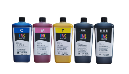PLOTERE - Set cerneala profesionala Inkmaster compatibila Epson - PIGMENT, EP9700, T3000, T3200, T5000, T5200, T7000, T7200, 9700, 7700