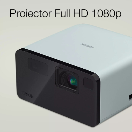 Videoproiector Epson EF-21G, mini proiector laser, 1.000 lumeni, ecran de până la 150 inci, Google TV™ și difuzor Bluetooth, portabil [2]