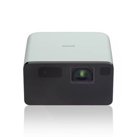 Proiectoare - Videoproiector Epson EF-21G, mini proiector laser, 1.000 lumeni, ecran de până la 150 inci, Google TV™ și difuzor Bluetooth, portabil