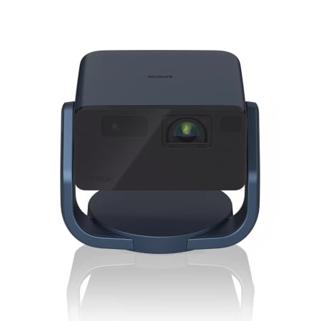 Proiectoare - Videoproiector Epson EF-22N, mini proiector laser, 1.000 lumeni, ecran de până la 150 inci, Google TV™ și difuzor Bluetooth, portabil, suport fix