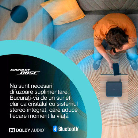 Videoproiector  Epson Lifestudio Pop Plus EF-62B, proiector inteligent portabil, Sound by Bose, Google TV, 4K Pro UHD, utilizare în interior/exterior, garanție de 5 ani* [3]