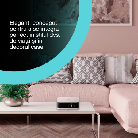 Videoproiector  Epson Lifestudio Pop EF-61R în culoarea cuarț roz, proiector inteligent portabil, Sound by Bose, Google TV, Full HD, utilizare în interior/exterior, garanție de 5 ani* [8]