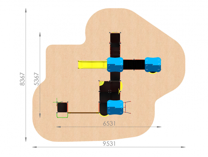 Ansamblu de joaca "Jumbo" CJ-703 [6]