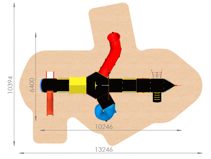 Ansamblu de joaca tematic  "vapor" CN-1503 [7]