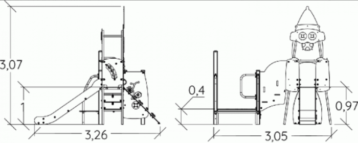 Ansamblu tematic "racheta" J4022 [2]