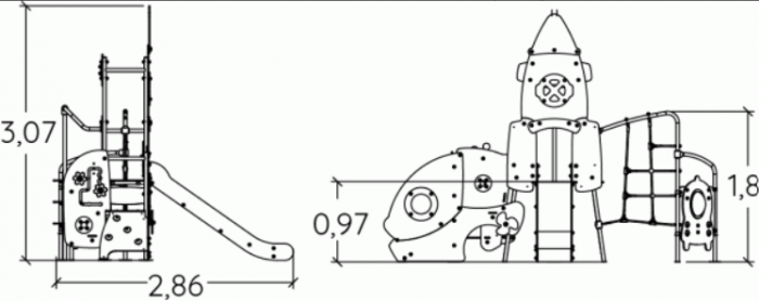Ansamblu tematic "racheta" J4062 [2]