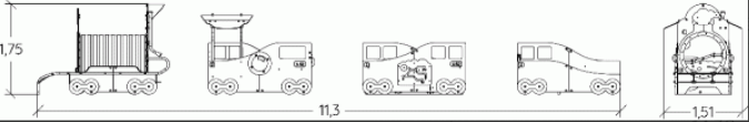 Ansamblu tematic "trenulet" J2691 [2]