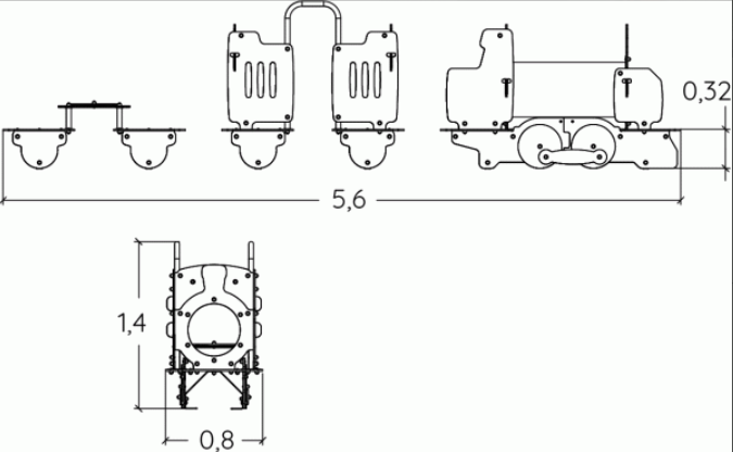 Echipament tematic "trenulet" J2616 [3]