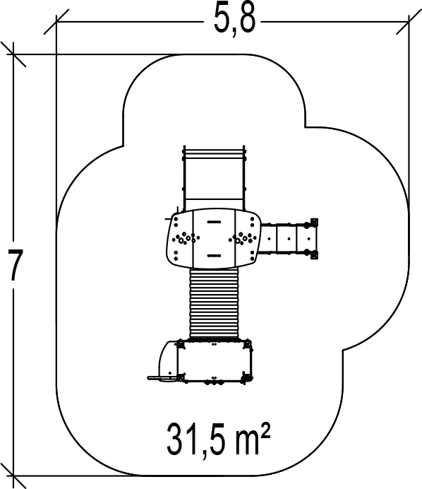 echipamente-de-joaca-ansamblu-de-joaca-multifunctional-din-metal-cu-un-tobogan [3]