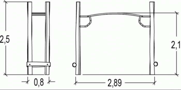 Scara orizontala pentru traversare J4909 [2]