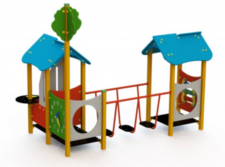 Casute pentru joaca - Ansamblu casute de joaca CKD-004