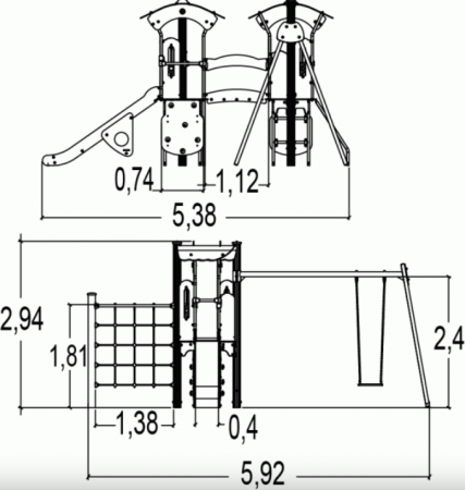 Ansamblu de joaca Diabolo J3871 [3]