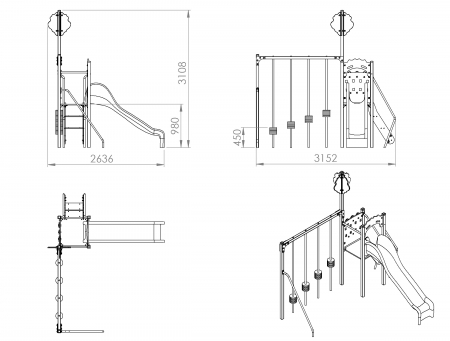 Ansamblu de joaca "Jumbo" CJ-012 [4]
