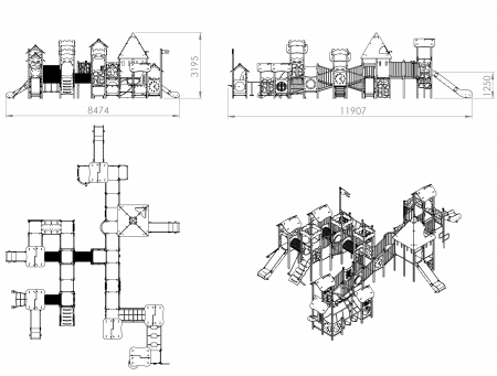 Ansamblu de joaca "Jumbo" CJ-802 [4]