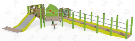 Echipamente persoane cu dizabilitati - Ansamblu de joaca pentru persoane cu dizabilitati Kanopé - J56007