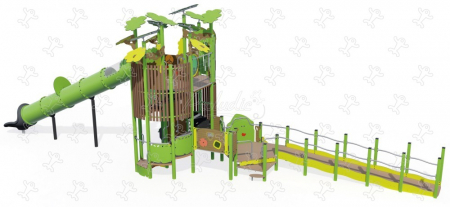 Echipamente persoane cu dizabilitati - Ansamblu de joaca pentru persoane cu dizabilitati Kanopé - J56009