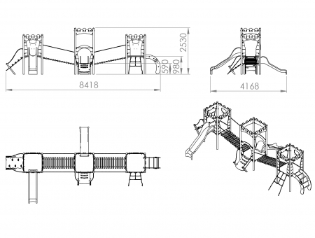 Ansamblu de joaca tematic "Castel" CN-1406 [4]