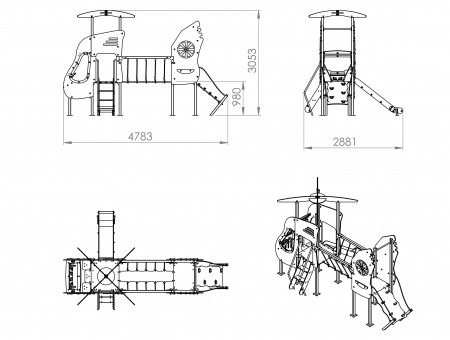 Ansamblu de joaca tematic "Elicopter" CJ-304 [4]