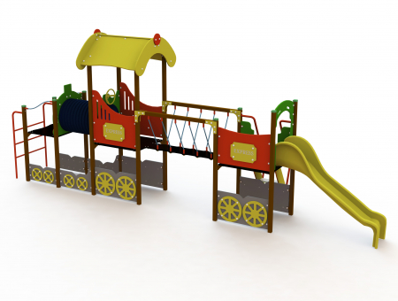 Ansamblu de joaca tematic "Trenulet" CJ-118 [3]