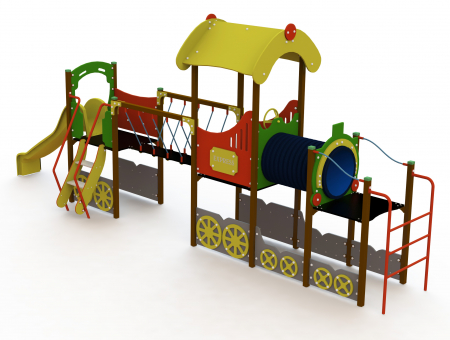 Ansamblu de joaca tematic "Trenulet" CJ-118 [1]