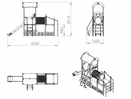Ansamblu de joaca tematic "Trenulet" Cj-303 [5]