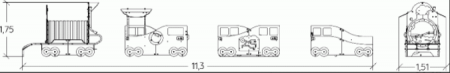 Ansamblu tematic "trenulet" J2691 [1]