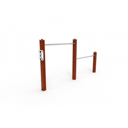 SPORT SI FITNESS - Bare duble fixe din lemn CTYBBCM005-Y