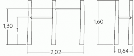 Bare orizontale J4916 [1]