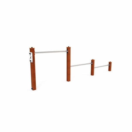 SPORT SI FITNESS - Bare pentru flotari din lemn CTYBBCM003-Y
