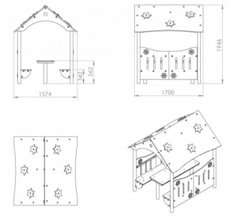 Casuta de joaca CKD-104 [2]