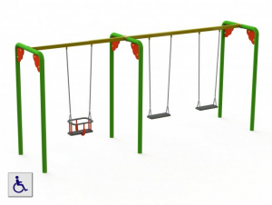 leagan-triplu-mixt-in-forma-de-U-cu-scaun-cu-cadru-de-protectie