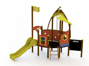 Echipamente tematice - echipamente-de-joaca-ansamblu-de-joaca-multifunctional-tematic-acvatic-vapor-pentru-copii-0-3-ani