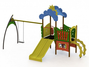 Ansambluri de joaca - echipamente-de-joaca-ansamblu-de-joaca-multifunctional-cu-leagan-incorporat-pentru-copii-3-12-ani