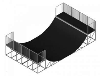 Skateboarding - rampa-pentru-skateboarding-halfpipe