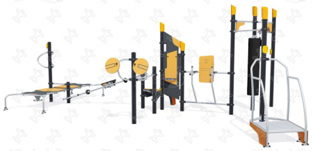 Echipamente fitness exterior pentru adolescenti/adulti - Echipament fitness J37103