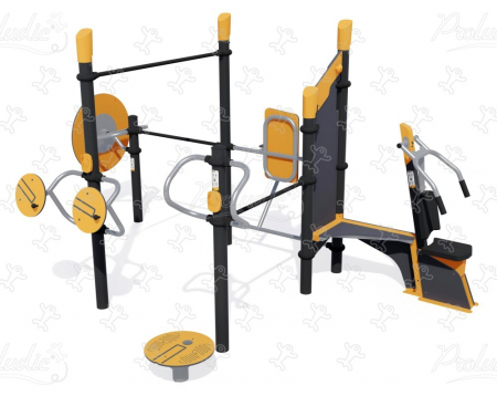Echipamente fitness exterior pentru adolescenti/adulti - Echipament fitness J37105