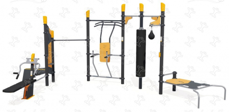 Echipamente fitness in aer liber pentru copii - Echipament fitness J37107