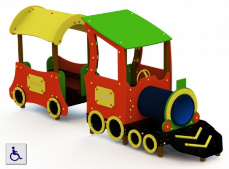 Echipamente tematice - Echipament tematic "tren cu vagon" CD-404