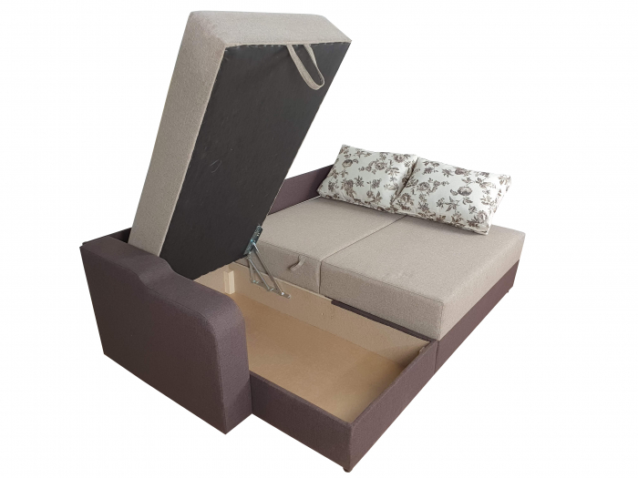 Coltar extensibil Daria,220x140x90cm,bej cu maro [5]