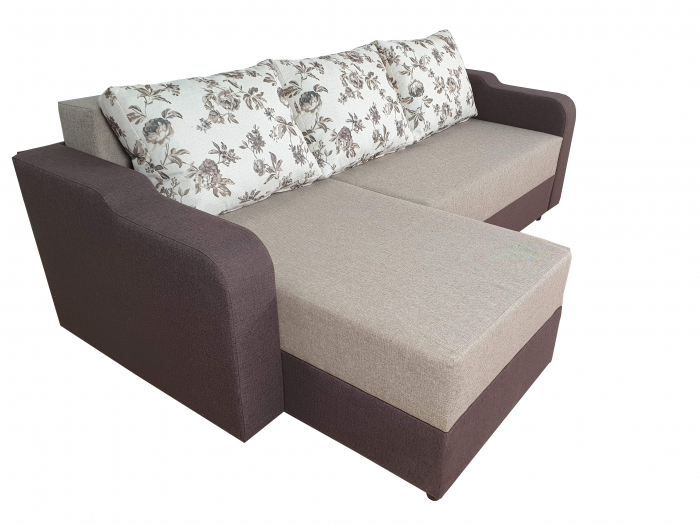 Coltar extensibil Daria,220x140x90cm,bej cu maro [2]