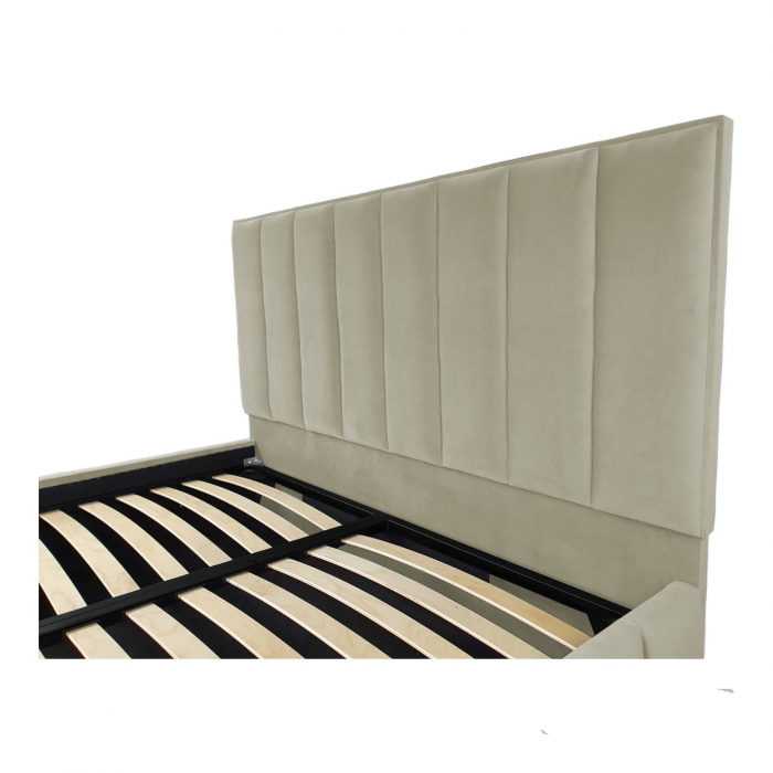 Pat tapitat Atena Select cu spatiu pentru depozitare, 160x200 [3]