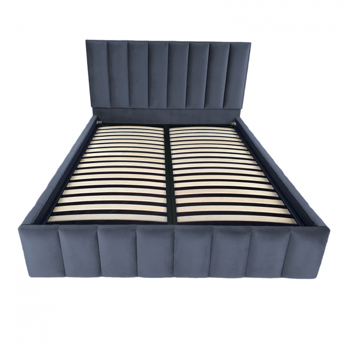 Pat tapitat Atena Select cu spatiu pentru depozitare, 160x200 [2]