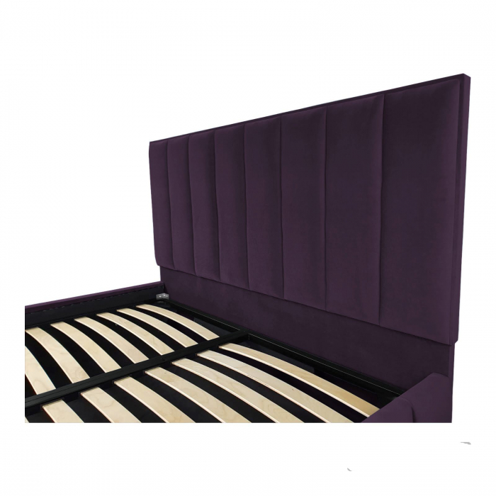 Pat tapitat Atena Select cu spatiu pentru depozitare, 160x200 [3]